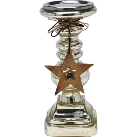 CANDELIERE VETRO CHAMPAGNE 31C